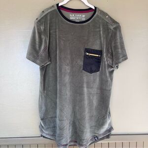 Raw Yarn Industries Velour Studded Exposed back Stitch Shiirt